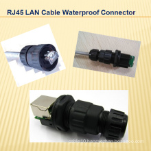 RJ45 LAN Cable Waterproof Connector